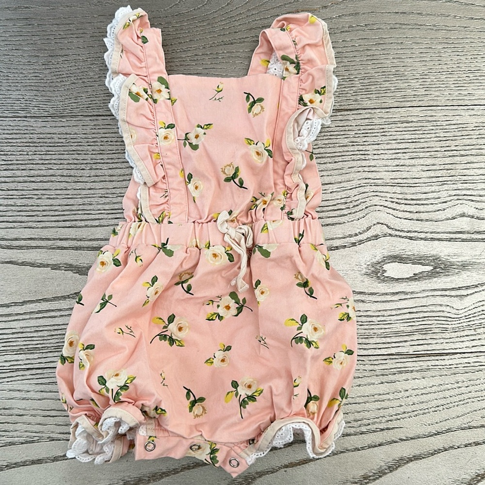 Love + Grow Sweet Magnolia Romper 2T